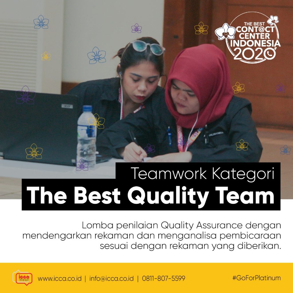 Kategori Teamwork “The Best Quality Team”