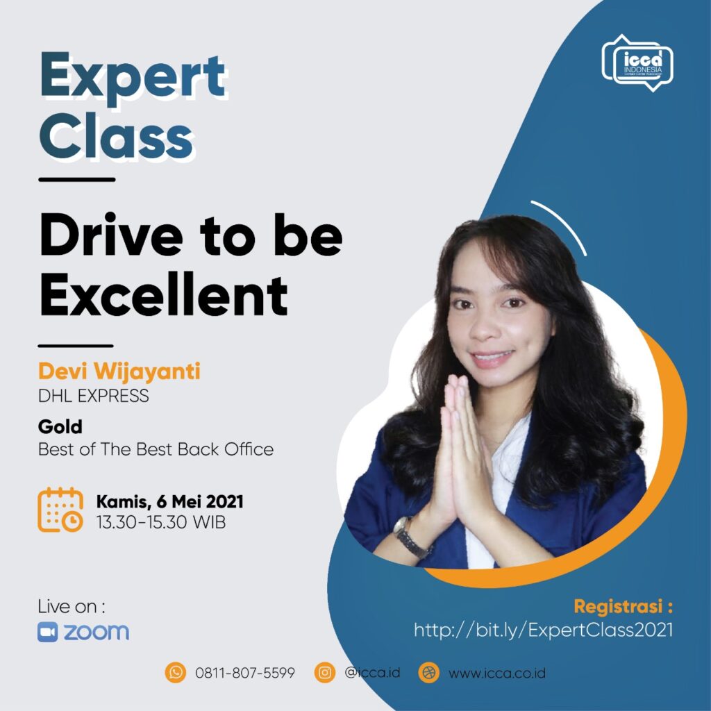 Expert Class 2021: Drive to be Excellent oleh Devi, Back Office DHL Express