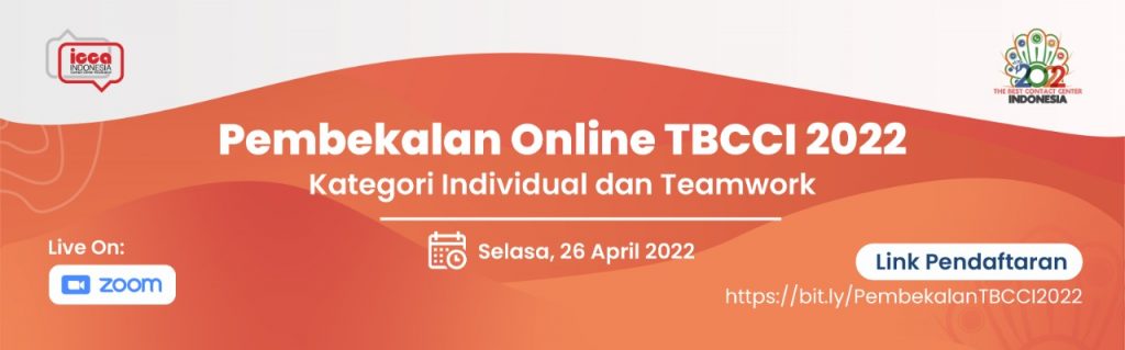 Pembekalan Online Individual dan Teamwork The Best Contact Center Indonesia 2022