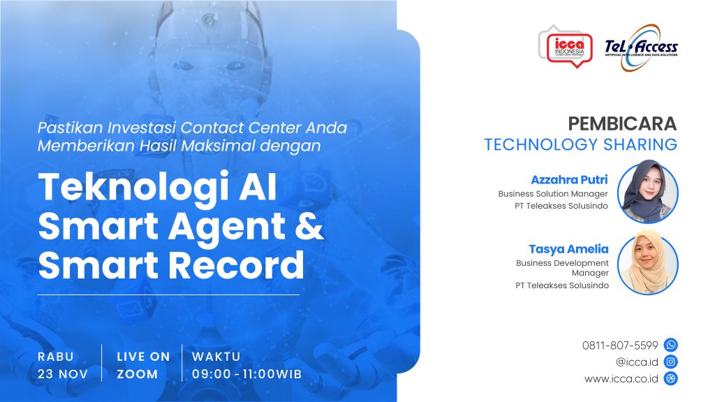 AI Smart Agent & Smart Record, Solusi dari Pelayanan Contact Center Perusahaan Anda